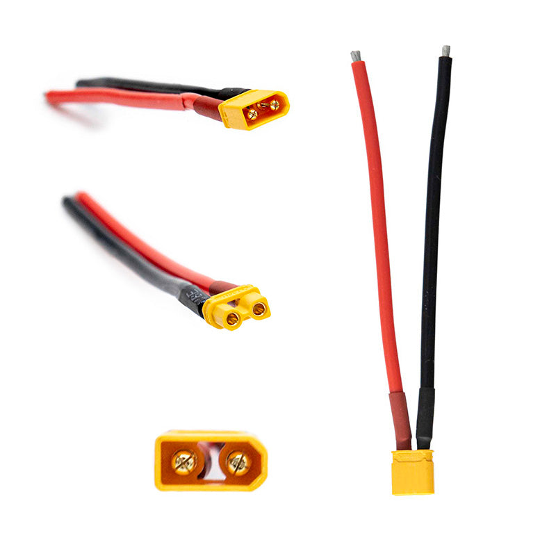 Conector XT30 com cabo – Pack 5 pares