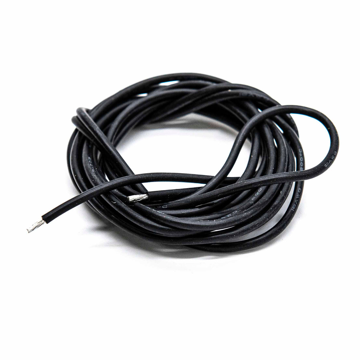 Cabo AWG estanhado de vários tamanhos – Cor preta