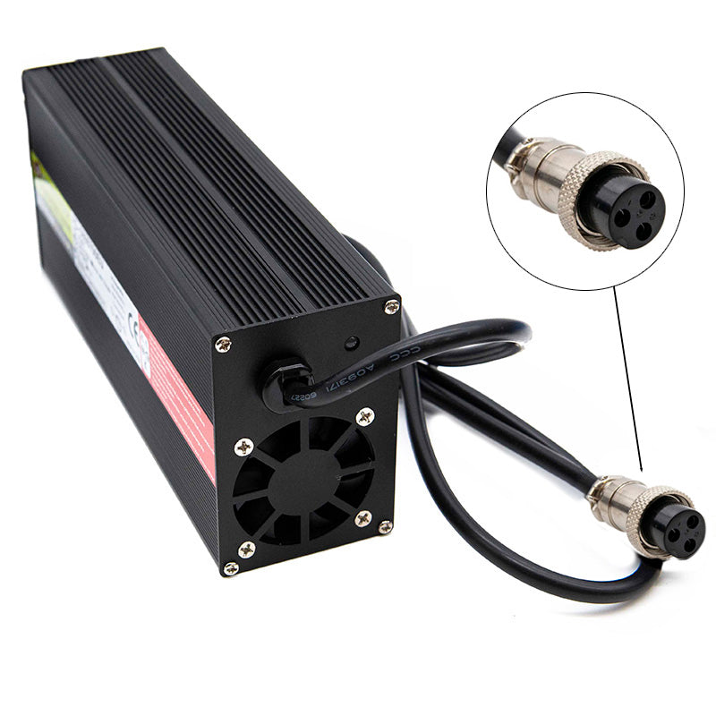 Carregador rápido 52V 7A Conector GX16 – originais Minimotores Dualtron