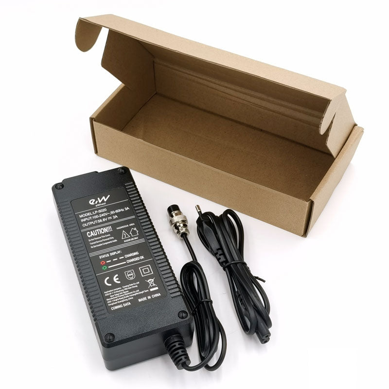 Carregador premium 52V2A GX16 conector