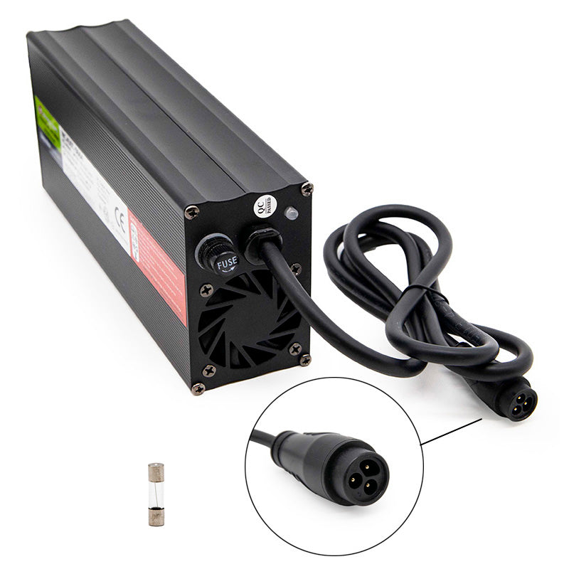 Carregador rápido 60V 6.5A Conector LP-16 – originais Minimotors Dualtron
