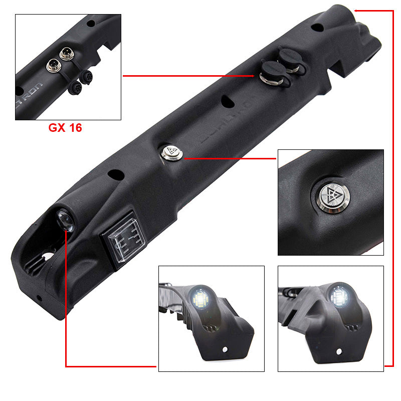 Guarnição lateral {esquerda} Minimotores – original Dualtron 3/Victor/Victor Luxury