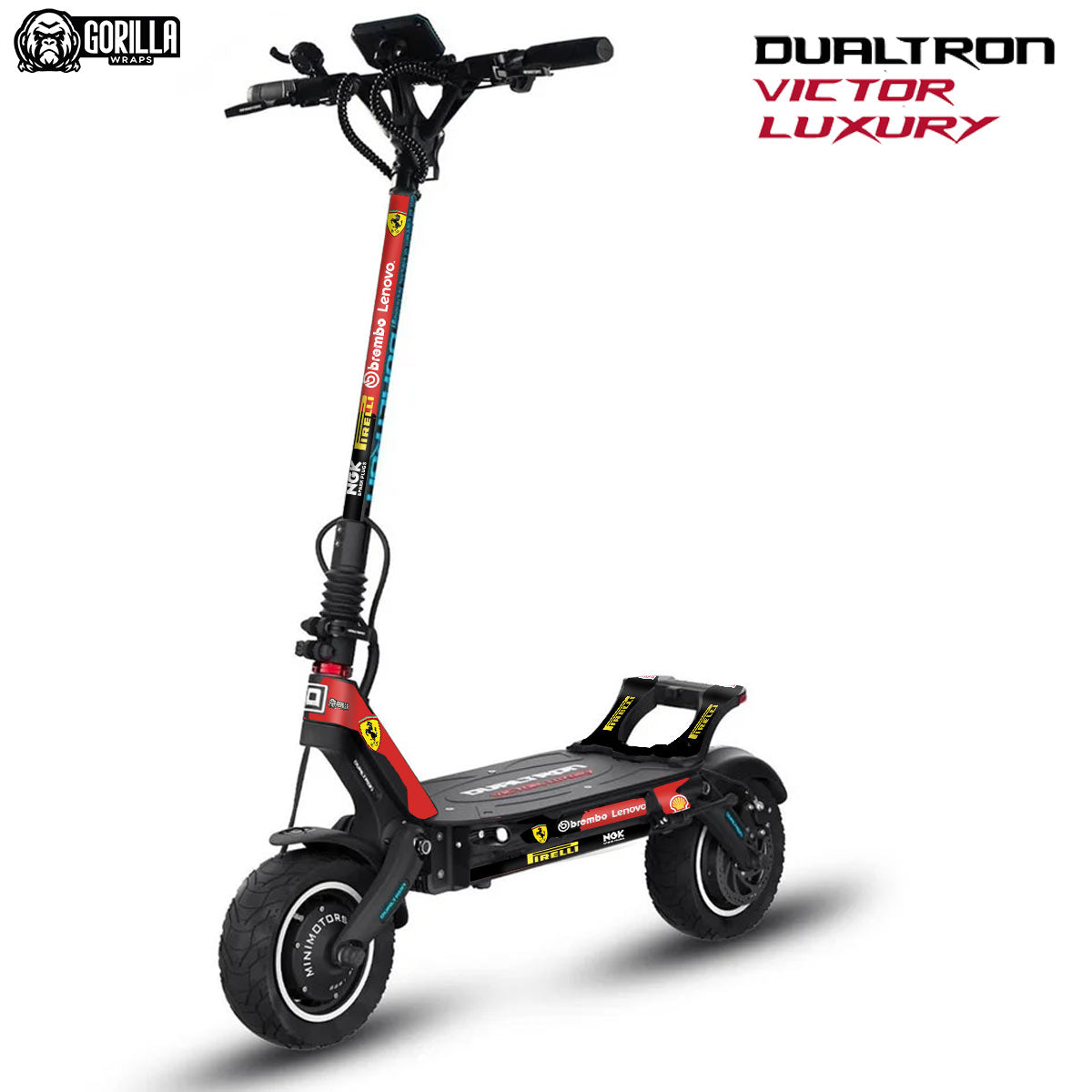 Vinil para Dualtron Victor Luxury – Ferrari