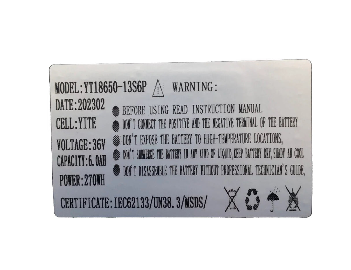 Bateria 36V Kugoo S1 Original