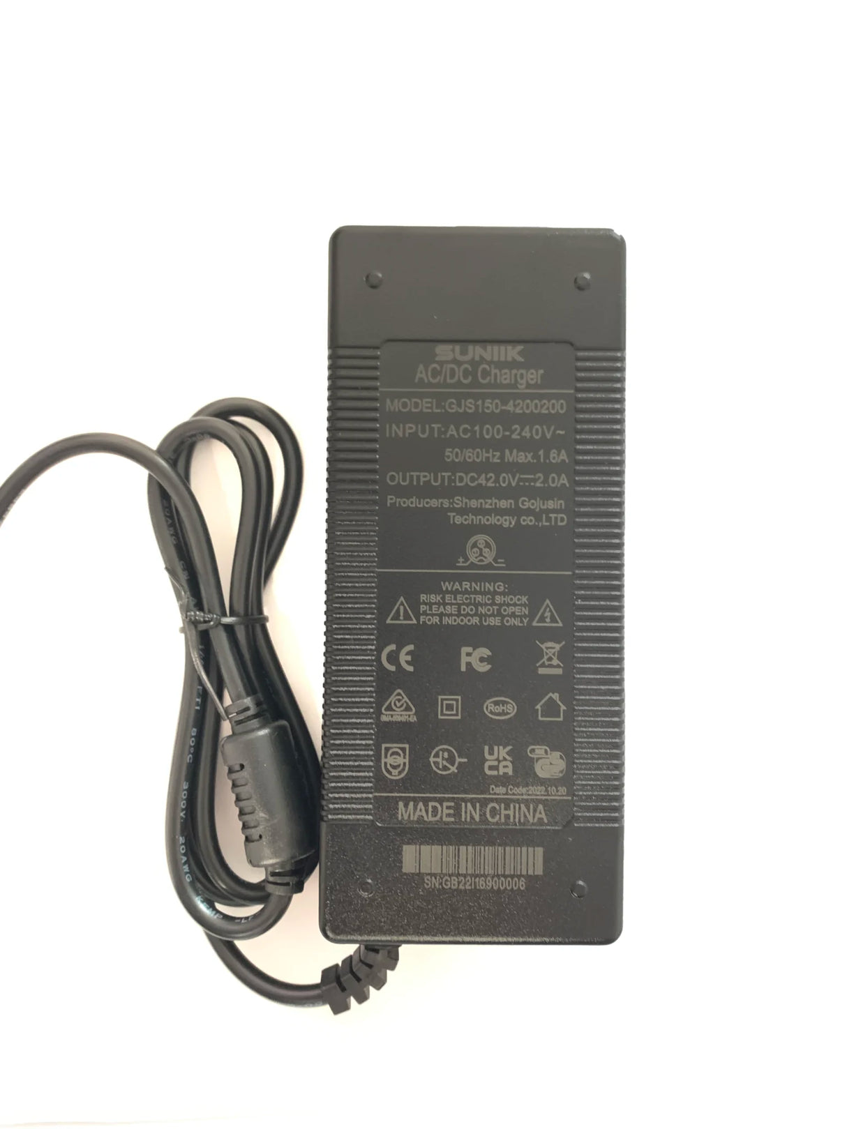 42V 2A 3PIN GX16 charger (fanless premium version)