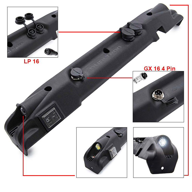 Guarnição lateral {esquerda} Minimotores – original Dualtron Raptor