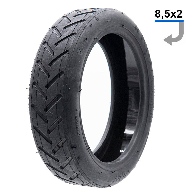 8.5×2 Pneu tubeless com gel anti-furo