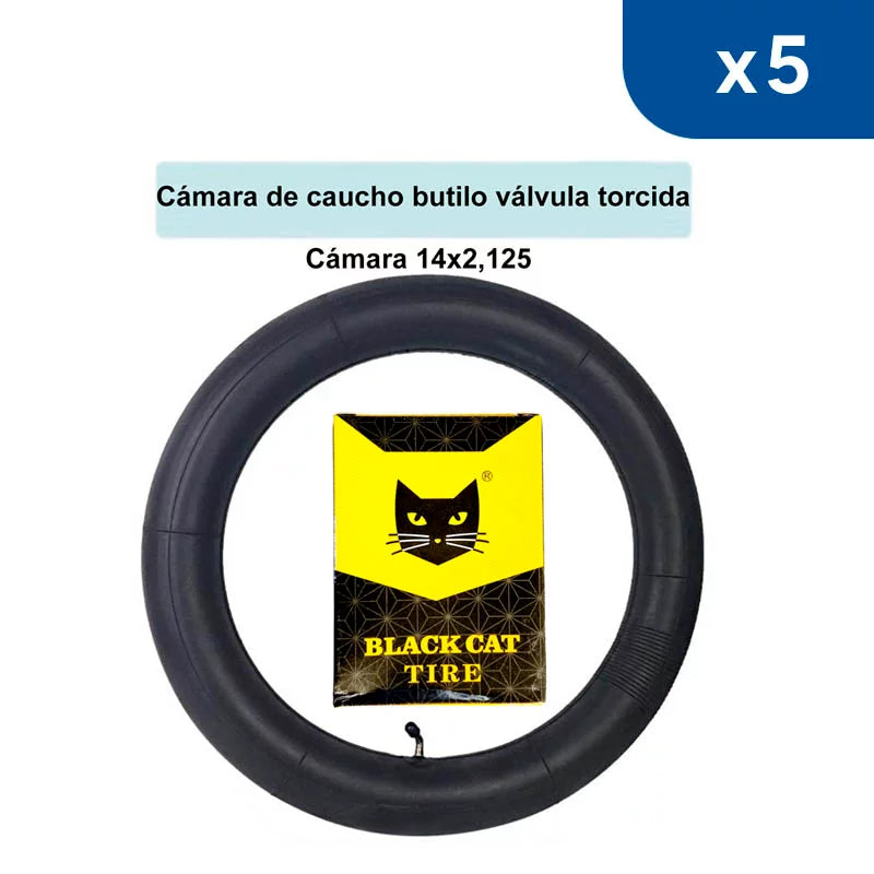 Black cat 14×2,125 air chamber (pack of 5)