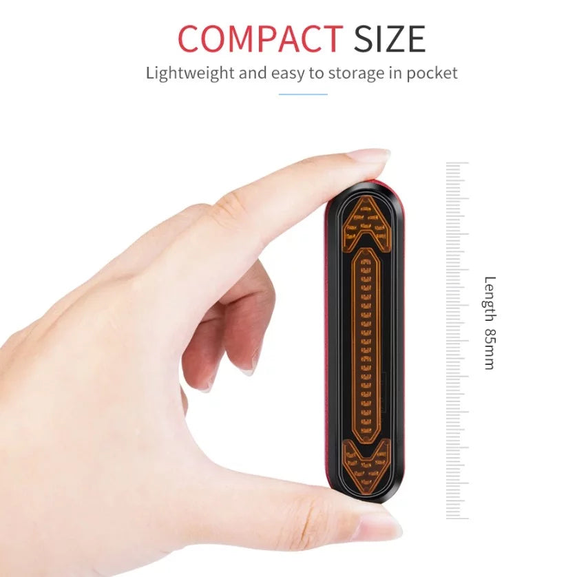 luz intermitente para scooters e bicicletas