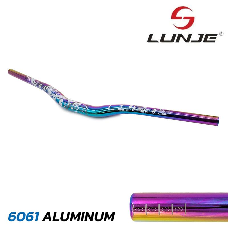 Guiador de 720 mm com elevação de 25 mm (multicor)