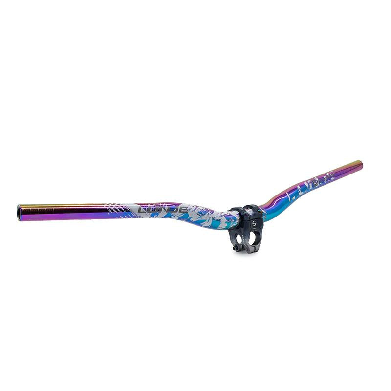 Guiador de 720 mm com elevação de 25 mm (multicor)