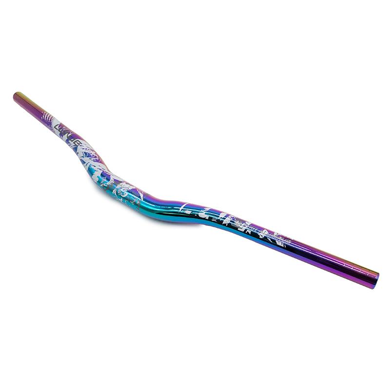 Guiador de 720 mm com elevação de 25 mm (multicor)
