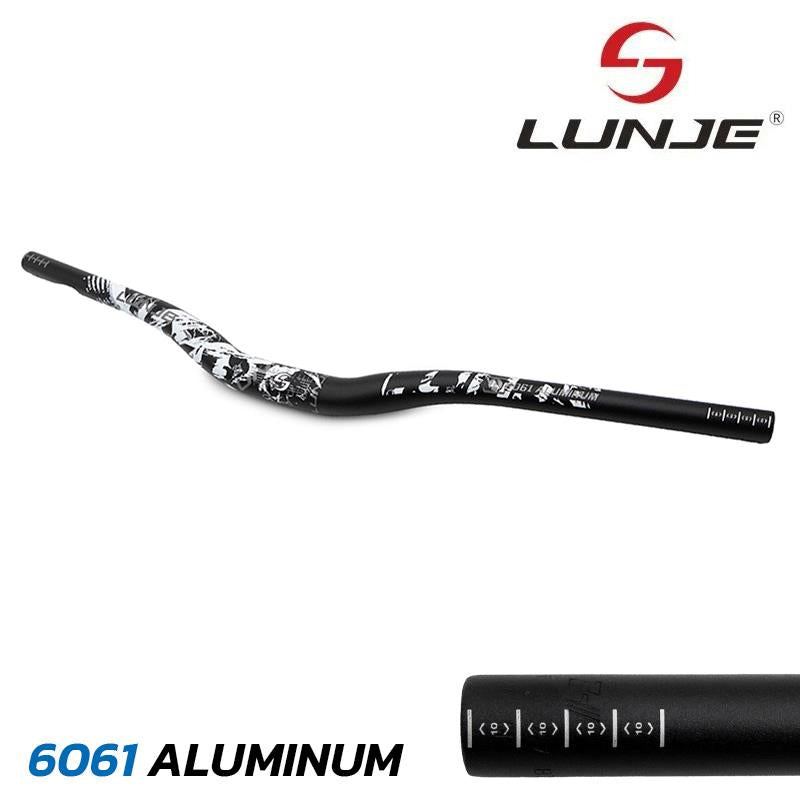 Guiador de 720 mm com elevação de 25 mm (preto)