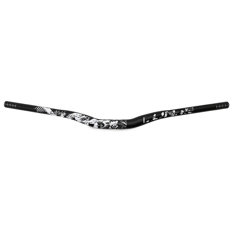 Guiador de 720 mm com elevação de 25 mm (preto)
