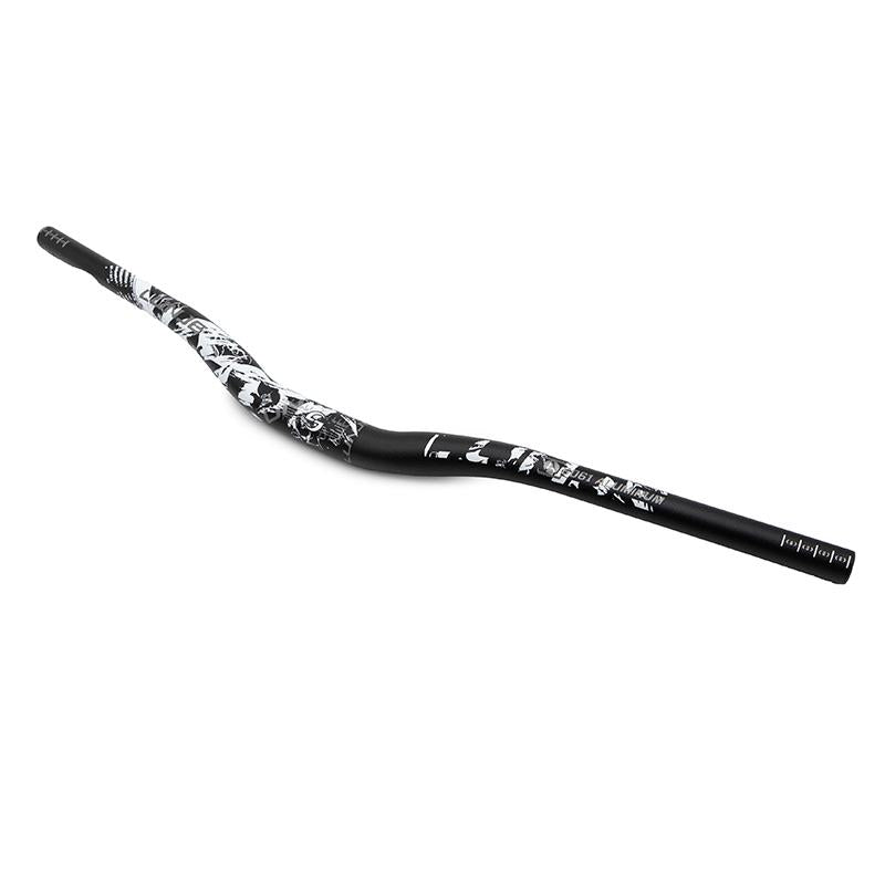 Guiador de 720 mm com elevação de 25 mm (preto)