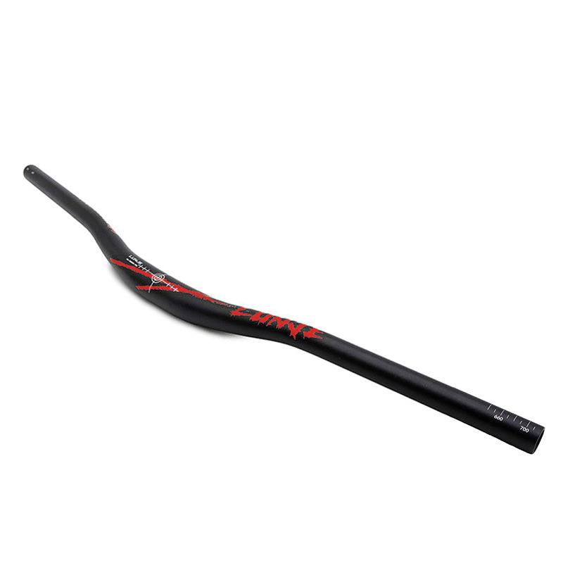 Guiador de 720 mm com elevação de 25 mm (preto)
