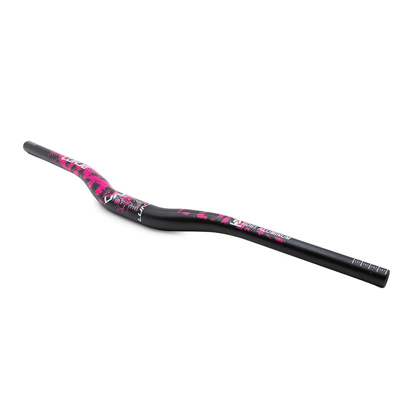 Guiador de 720 mm com elevação de 25 mm (rosa)