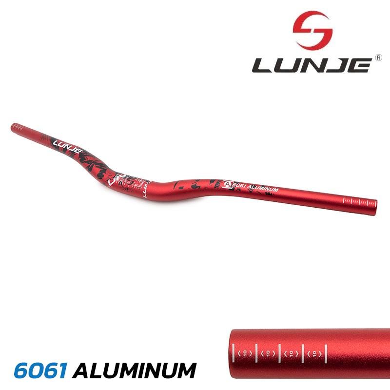 Guiador de 720 mm com elevação de 25mm (vermelho)