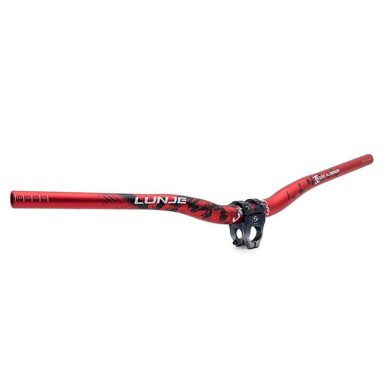 Guiador de 720 mm com elevação de 25mm (vermelho)