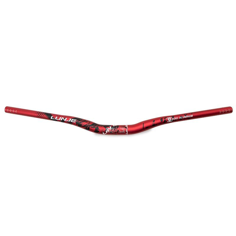 Guiador de 720 mm com elevação de 25mm (vermelho)