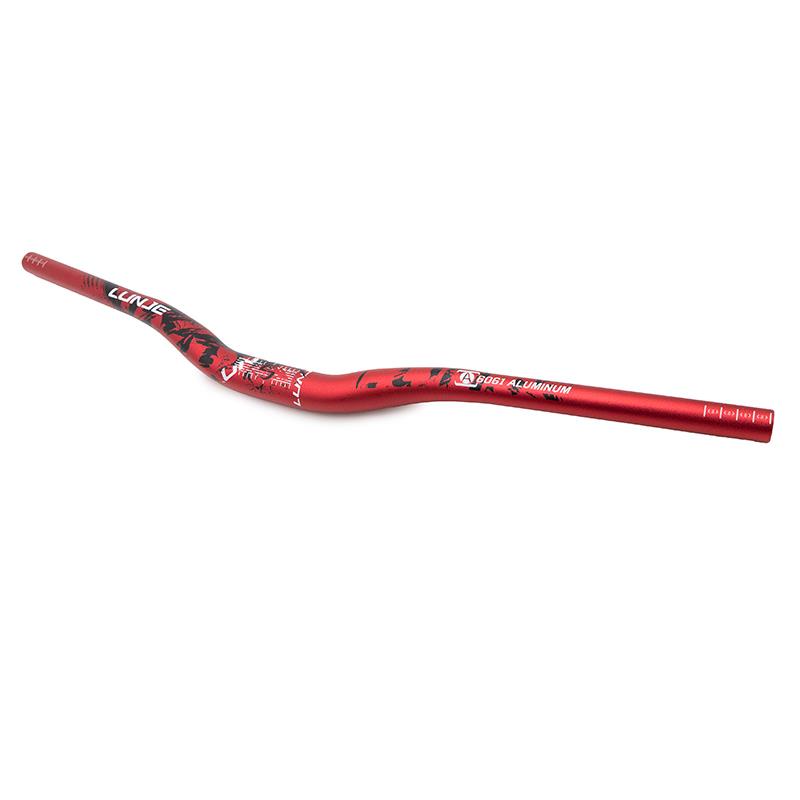 Guiador de 720 mm com elevação de 25mm (vermelho)
