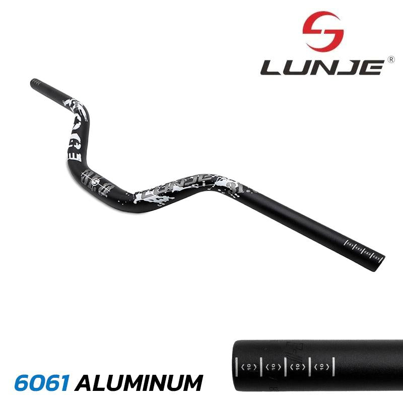Guiador de 720mm com elevação de 90mm (preto)