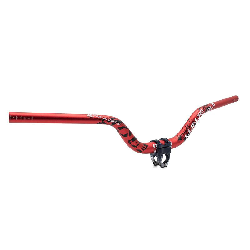 Guiador de 720mm com 90mm de elevação (vermelho)