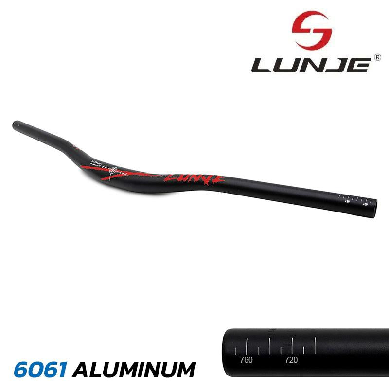 Guiador de 780 mm com elevação de 25 mm (preto)