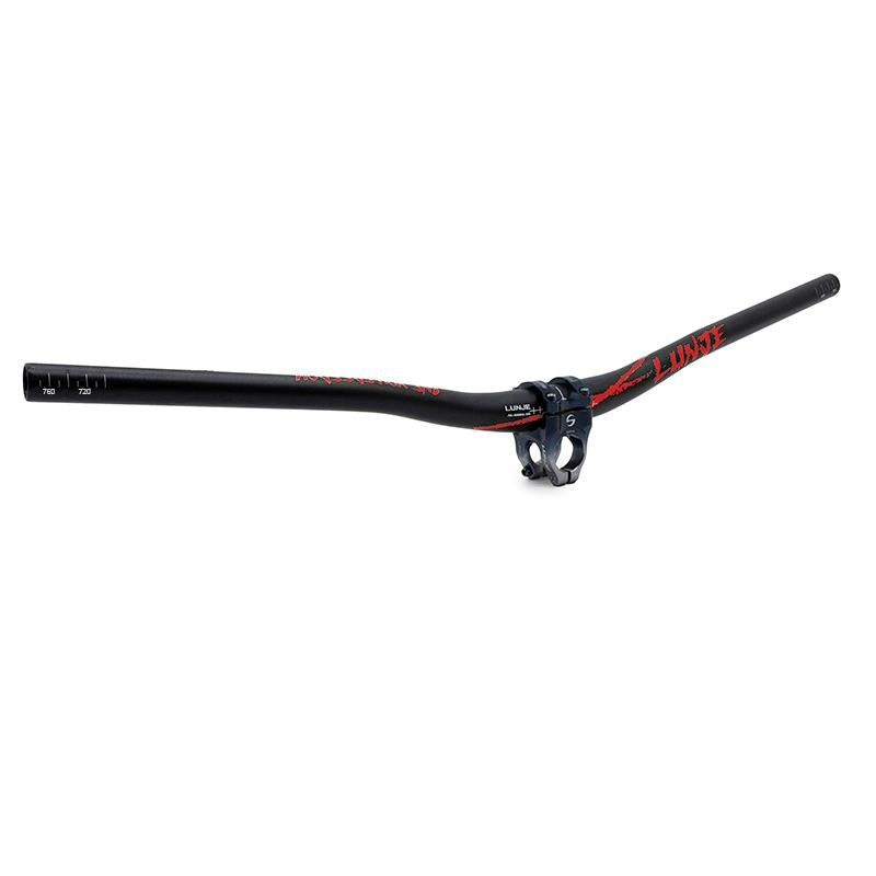 Guiador de 780 mm com elevação de 25 mm (preto)