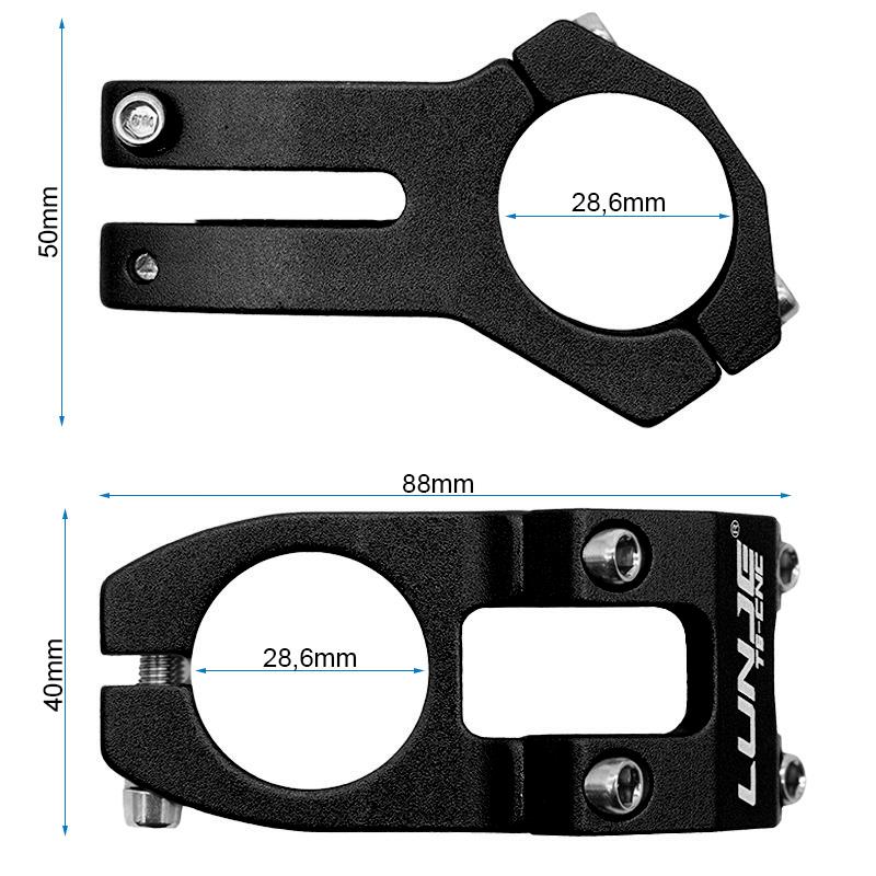 Avanço 31,8 mm EWPM-001 (Preto)
