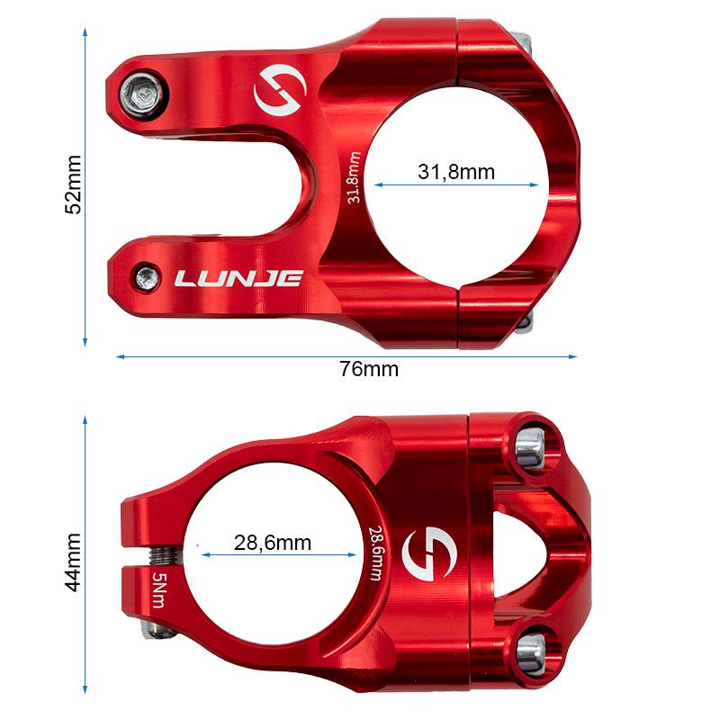 Avanço 31,8 mm EWPM-002 (vermelho)