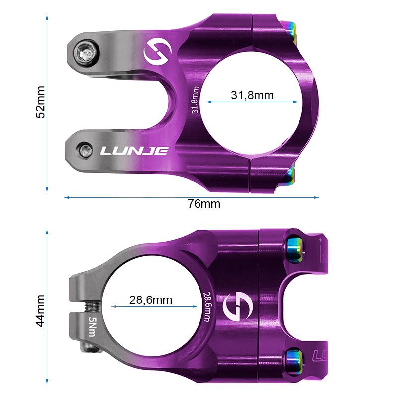 Avanço 31,8 mm EWPM-003 (violeta)