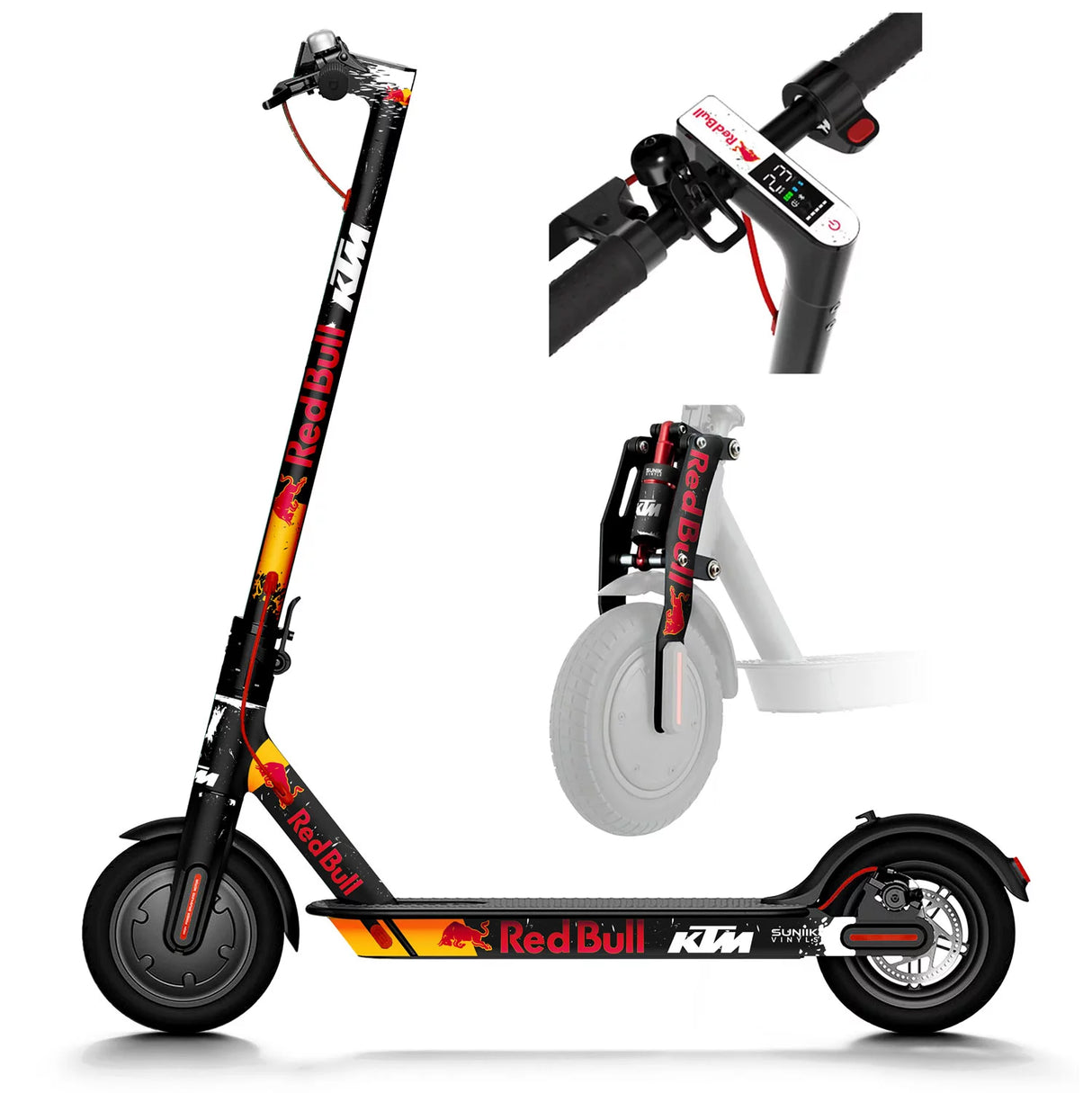 Redbull X KTM Vinyl for Xiaomi (Black)