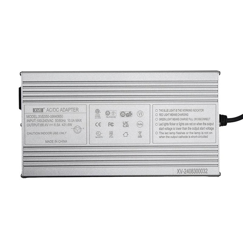 Carregador 60V, 6.5A conector GX16