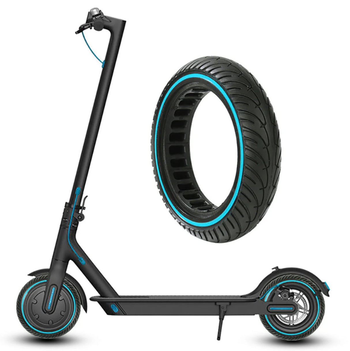 Ultralight solid wheel 8.5×2 Blue