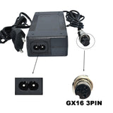 42V 2A 3PIN GX16 charger (fanless premium version)