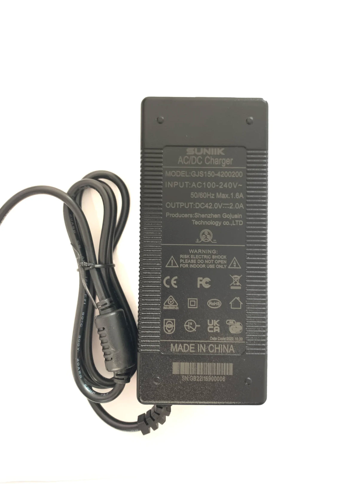 42V 2A 3PIN GX16 charger (fanless premium version)