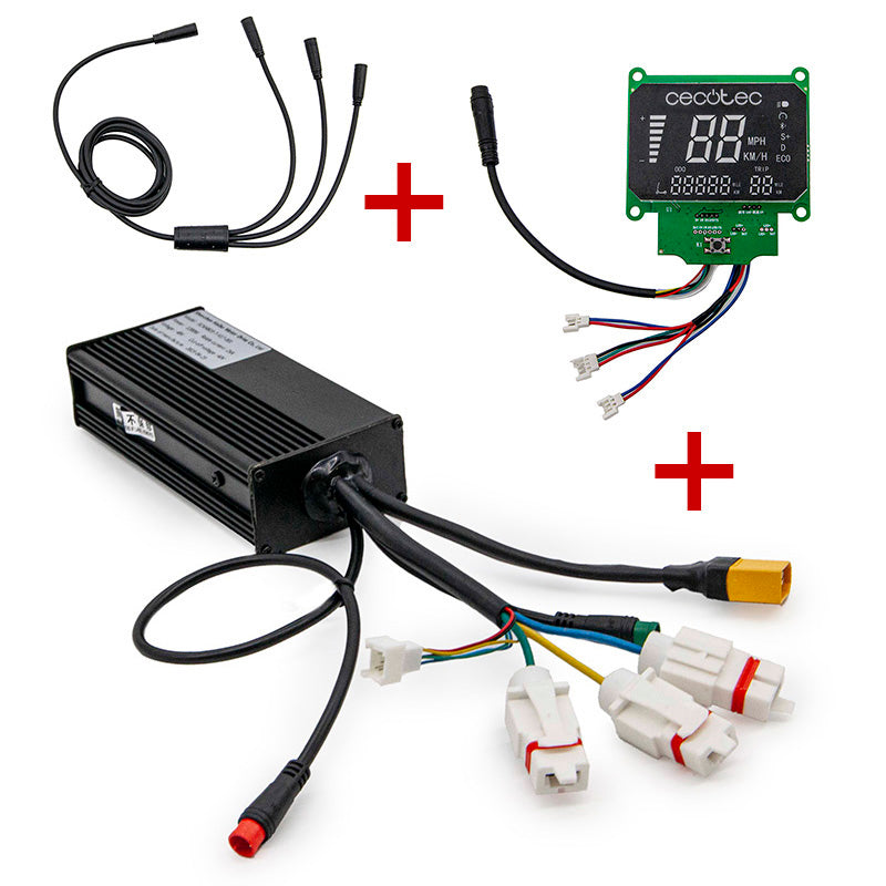 Controlador + kit de tela 48V 1200W para Cecotec Bongo Z (conector XT90)