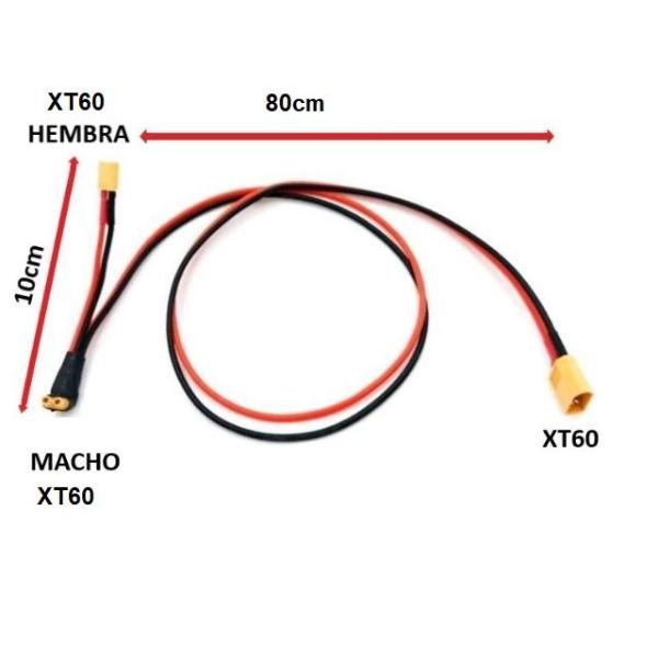 Cabo de extensão para conectar bateria externa - Modelo 3