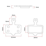 Pastilhas 2 conjuntos (kukirin c1 pro)