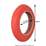Red Covered Wheel 10×2